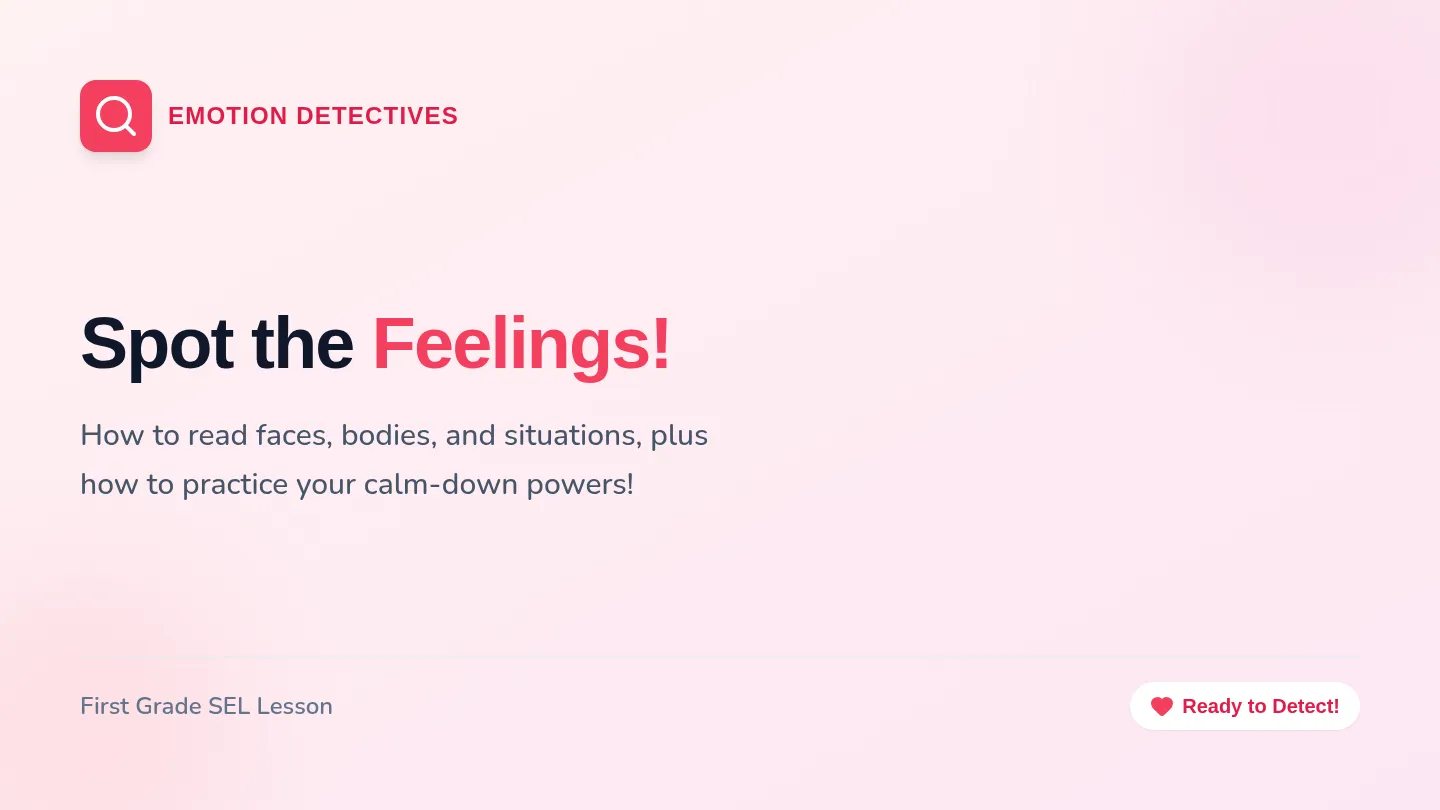 Emotion Clue Slides