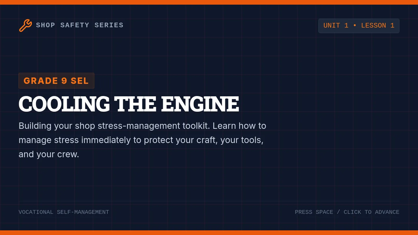 Cooling the Engine Slides
