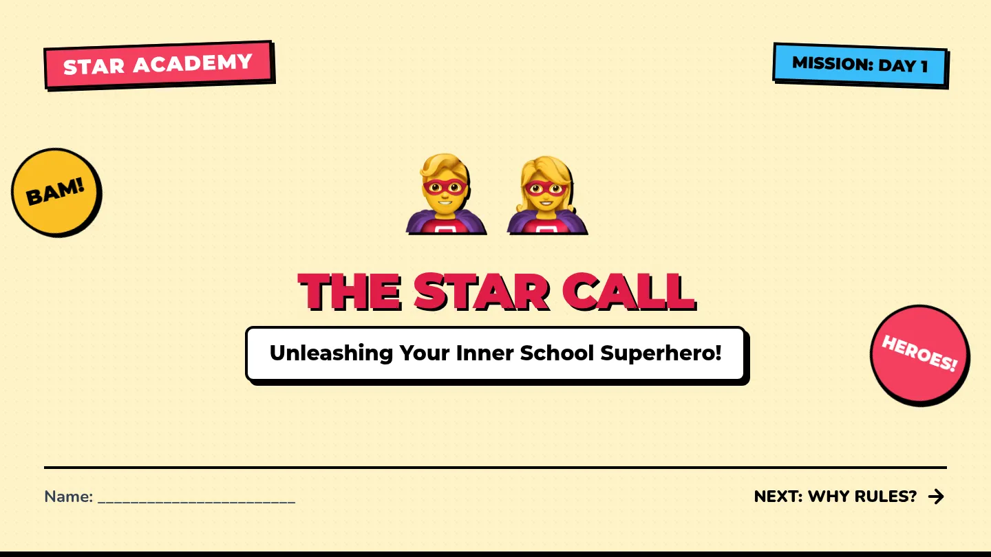 STAR Day 1 Slides
