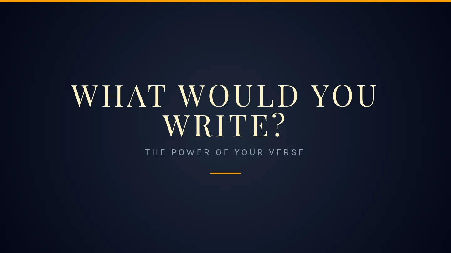 Verse Voyage Slides