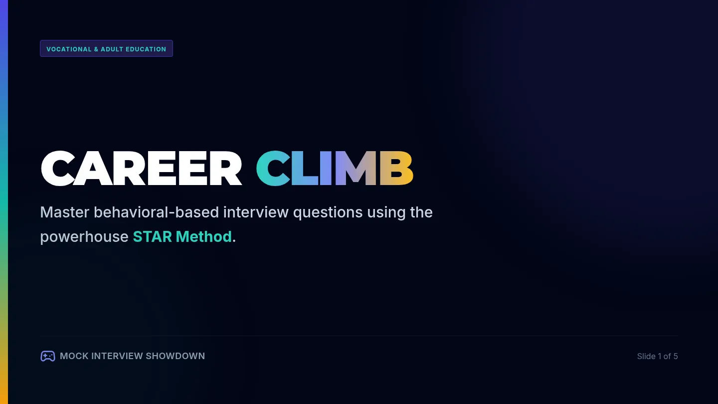 Career Climb Slides