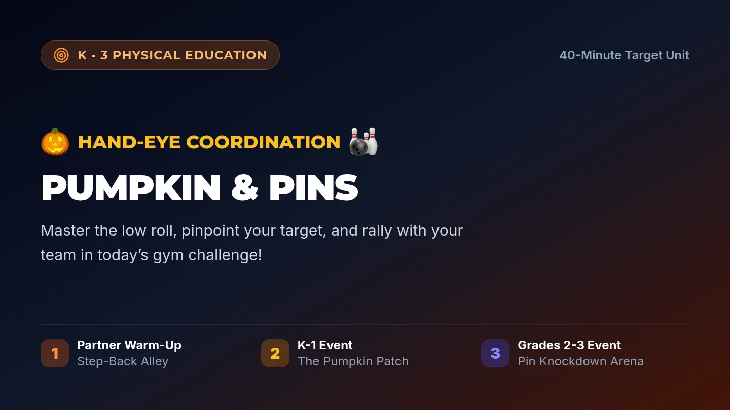 Pumpkin and Pins Slides