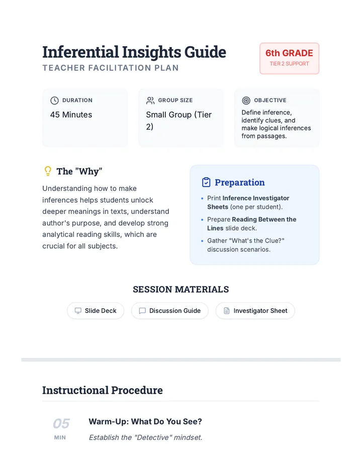 Inferential Insights Guide