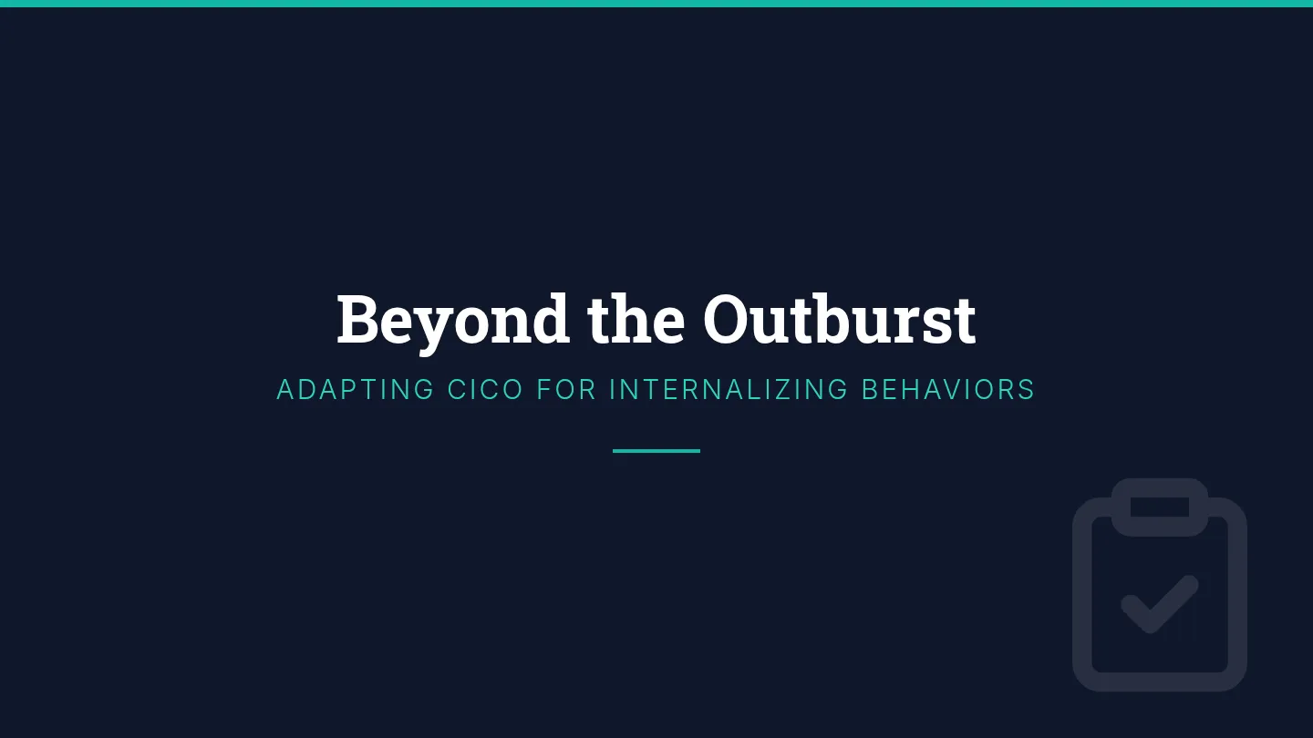Beyond the Outburst Slides