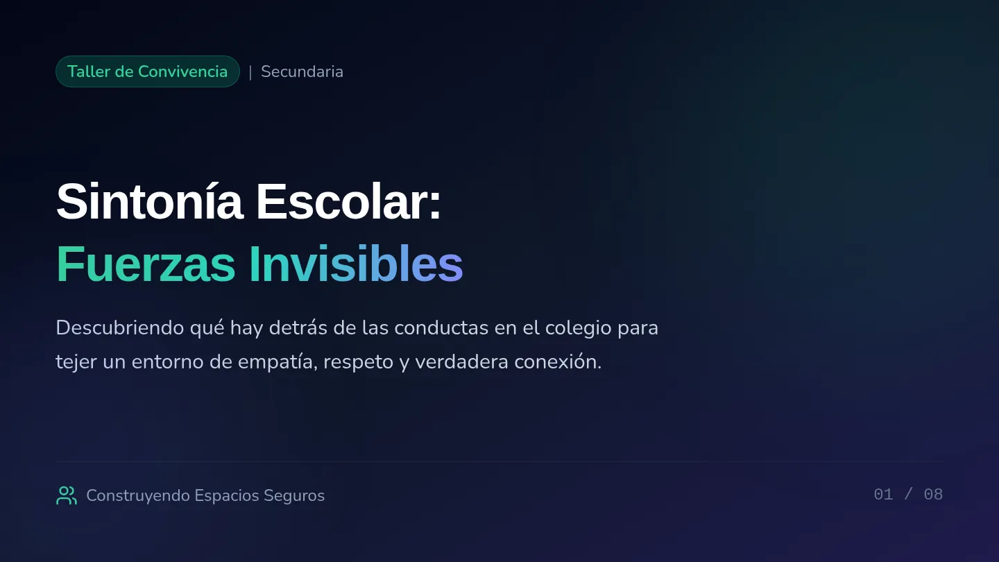 Sintonía Escolar Diapositivas