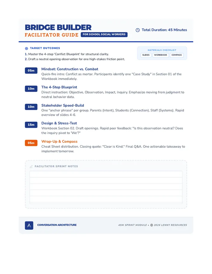 Bridge Builder Facilitator Guide