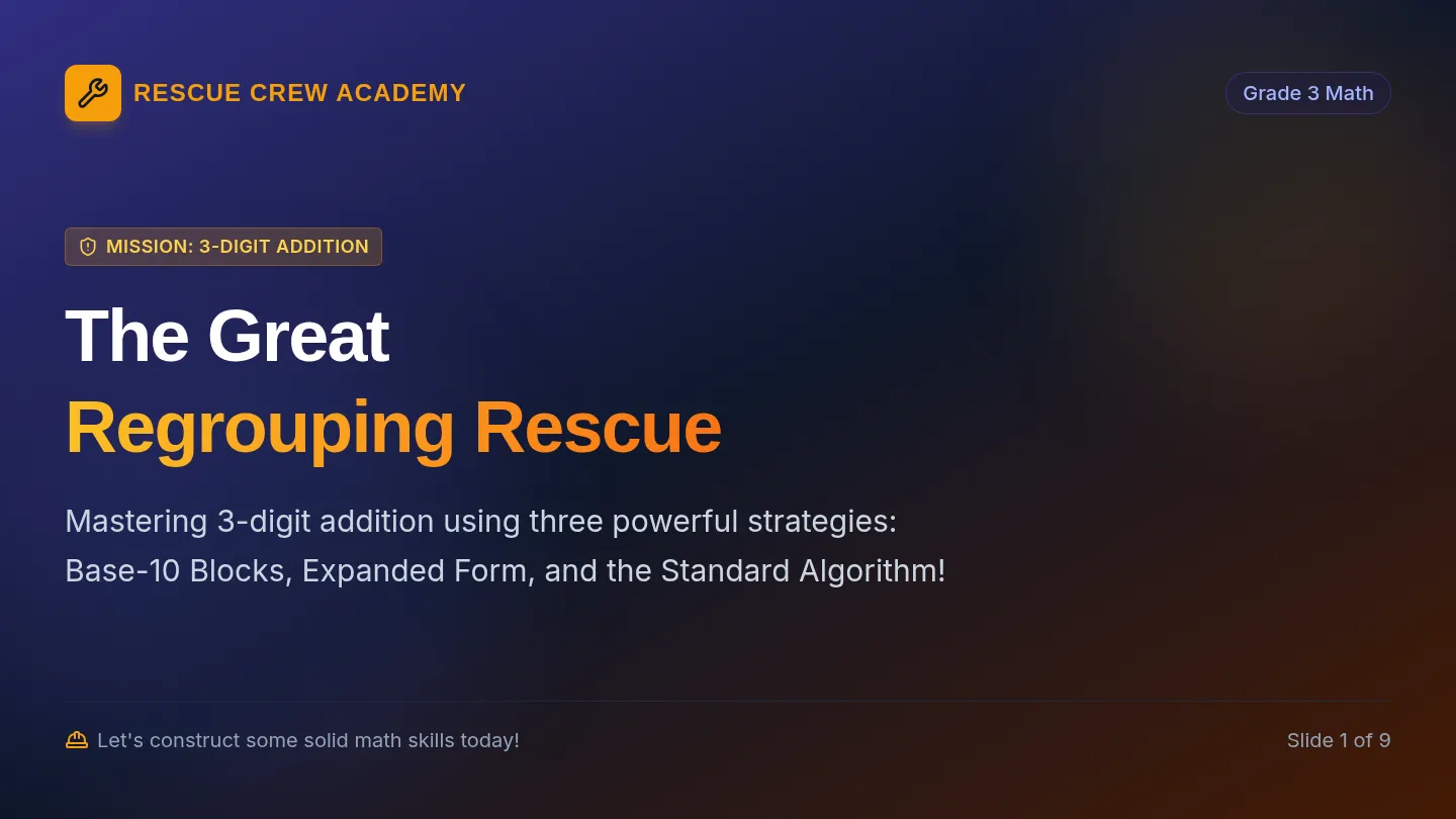 Regrouping Rescue Slides