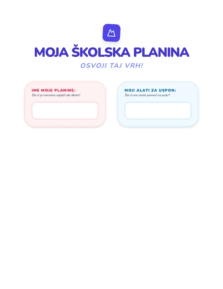 Moja Školska Planina Osvoji Taj Vrh Radni List Rezultat