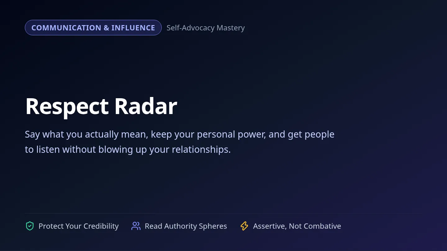 Respect Radar Slides
