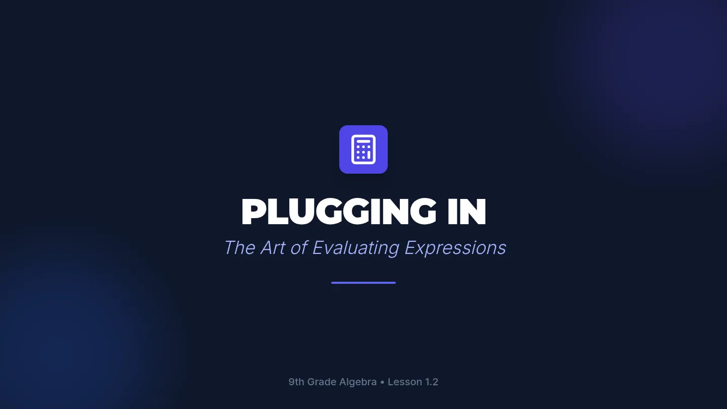 Plugging In Slide Deck