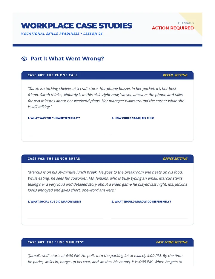 Case Study Analysis Worksheet