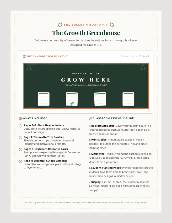 Growth Greenhouse Board Kit