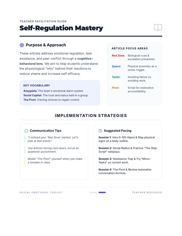 Regulation Teacher Guide