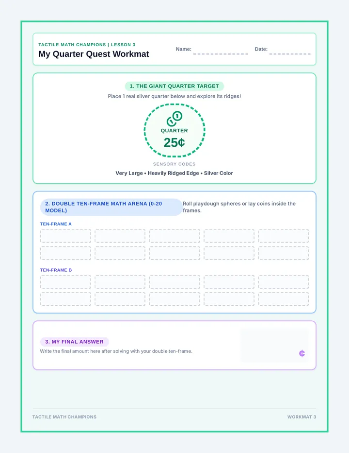 Quarter Quest Workmat