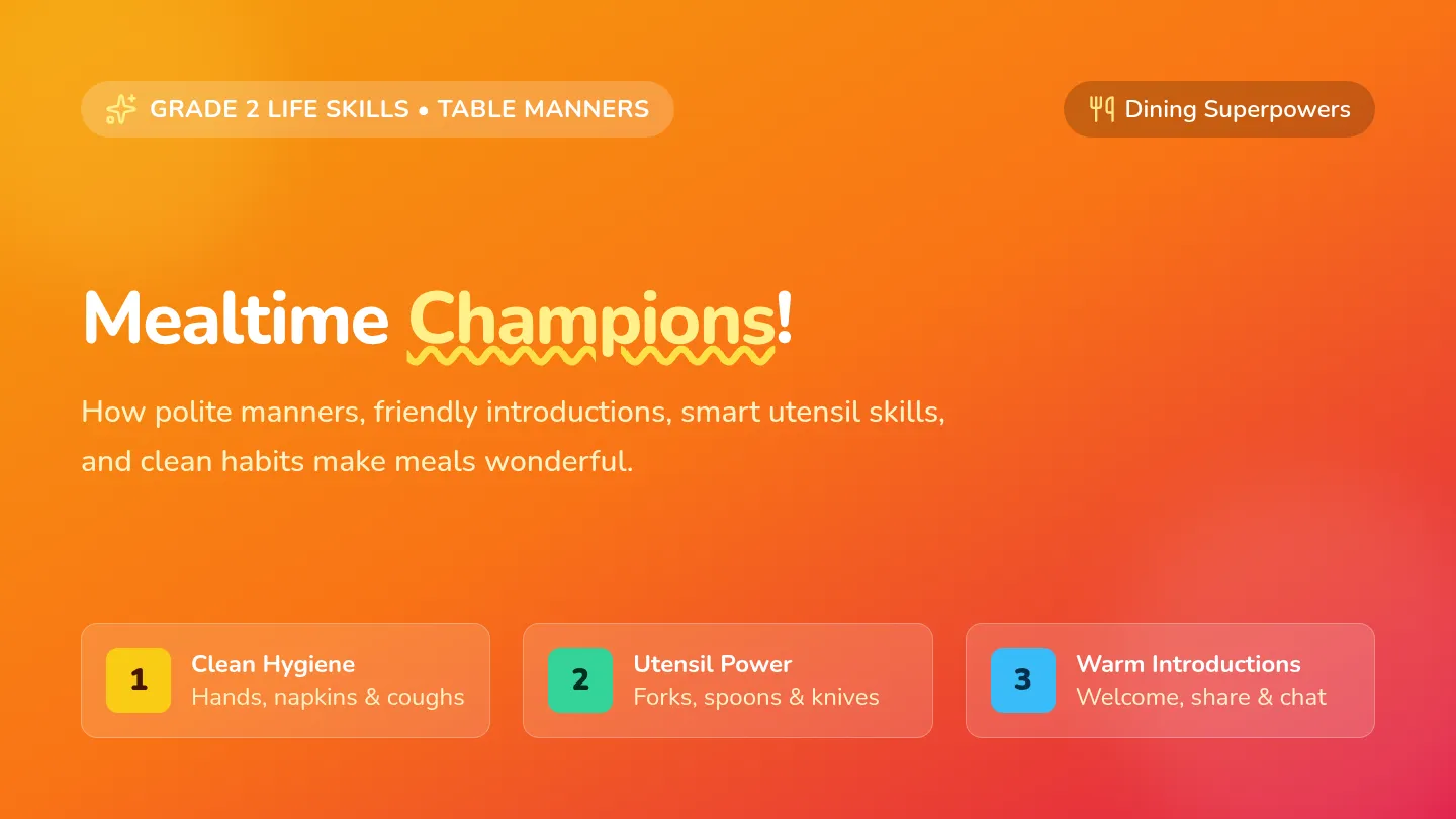 Mealtime Champions Slides