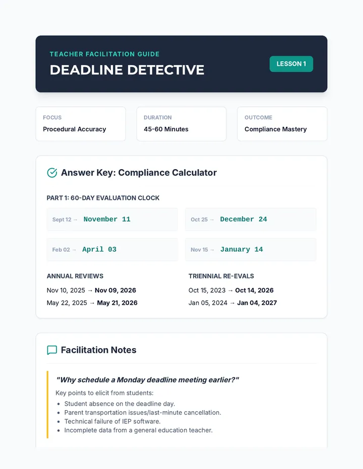 Deadline Detective Guide