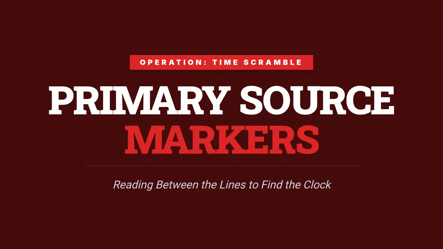 Temporal Marker Slides