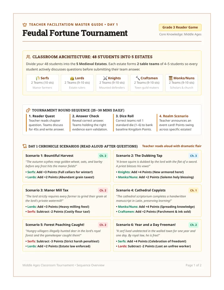 Feudal Fortune Master Guide