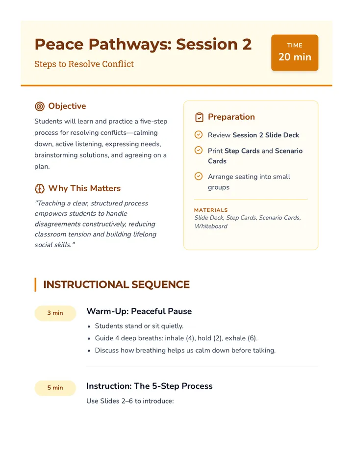 Session 2 Lesson Plan