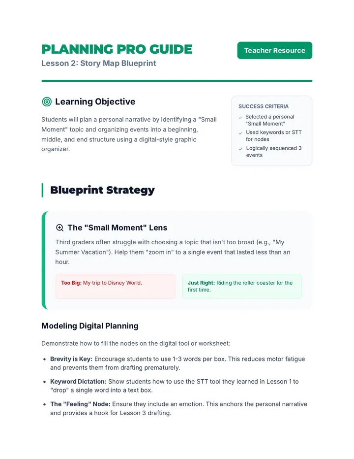 Planning Pro Teacher Guide
