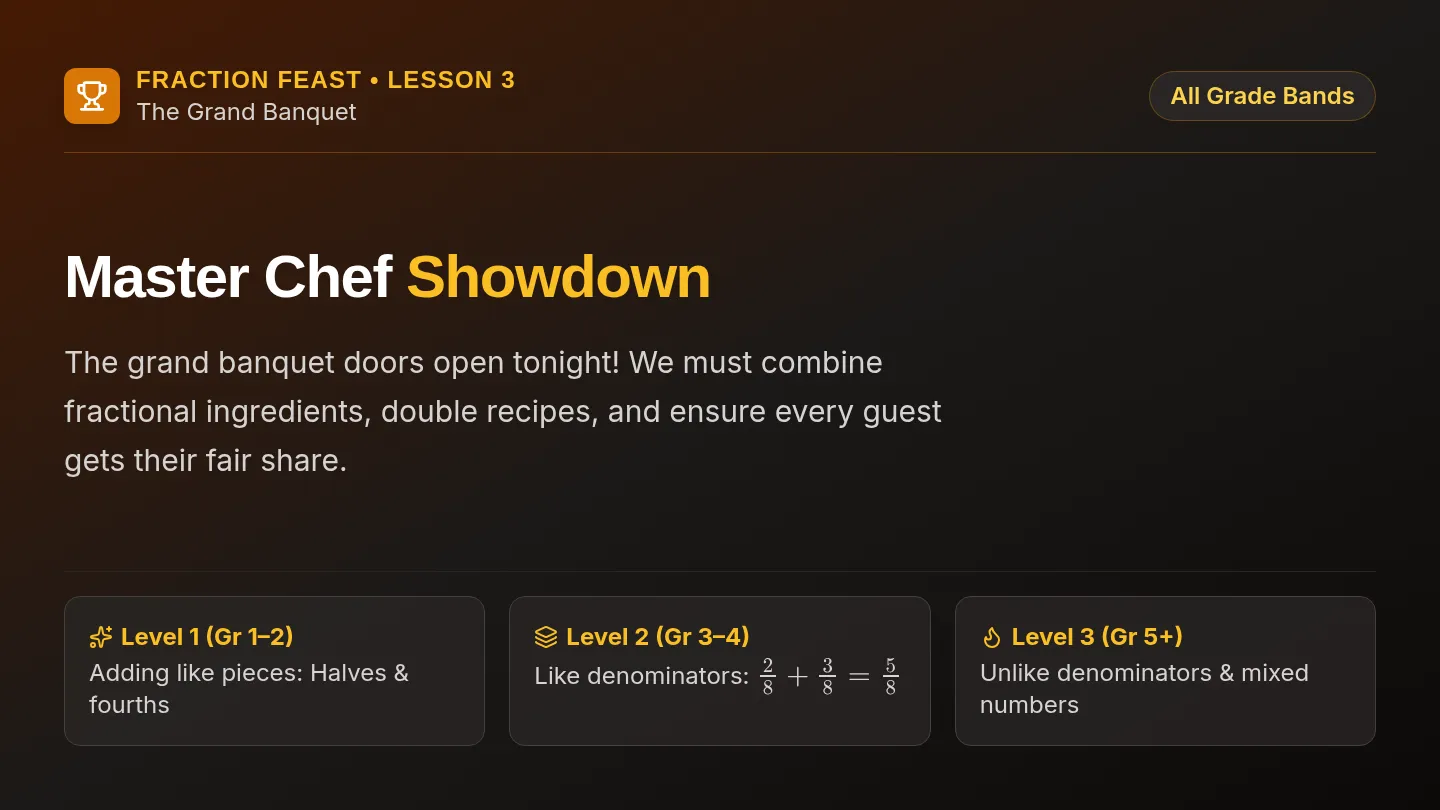 Chef Showdown Slides