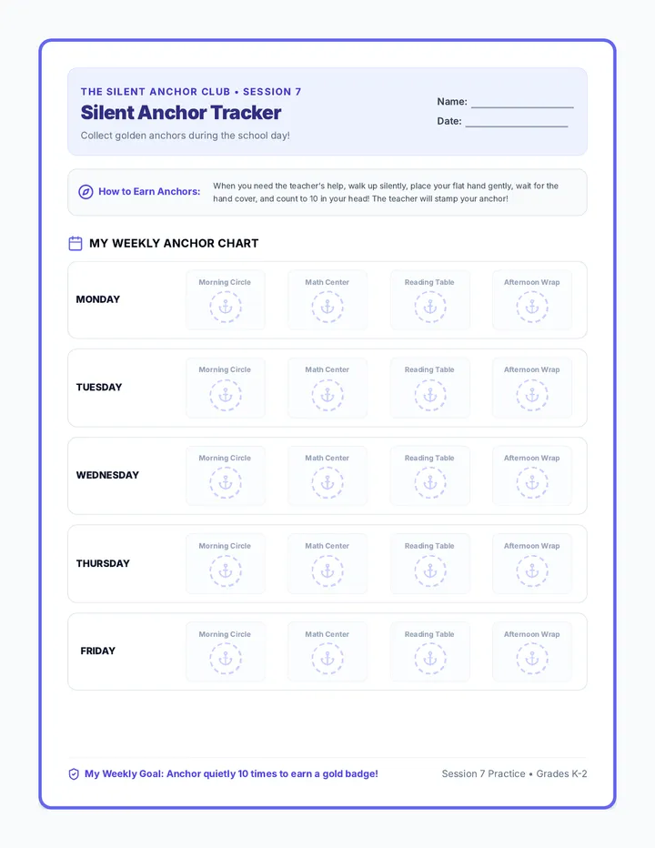 Silent Anchor Tracker