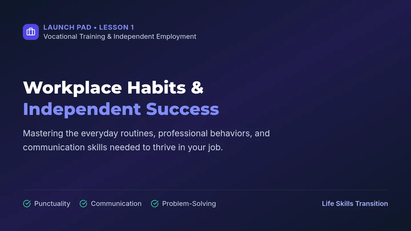 Workplace Habits Slides