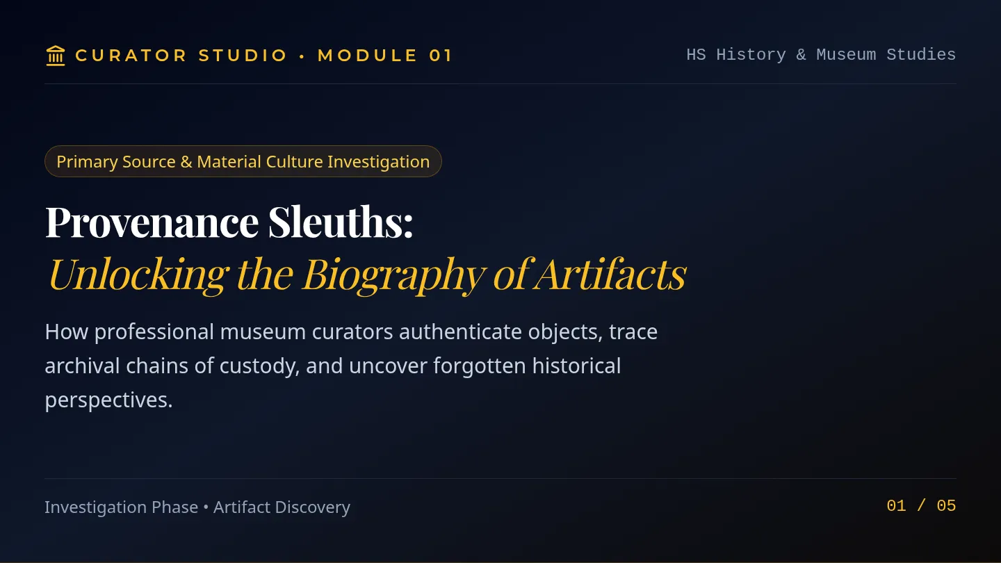 Provenance Sleuths Slides