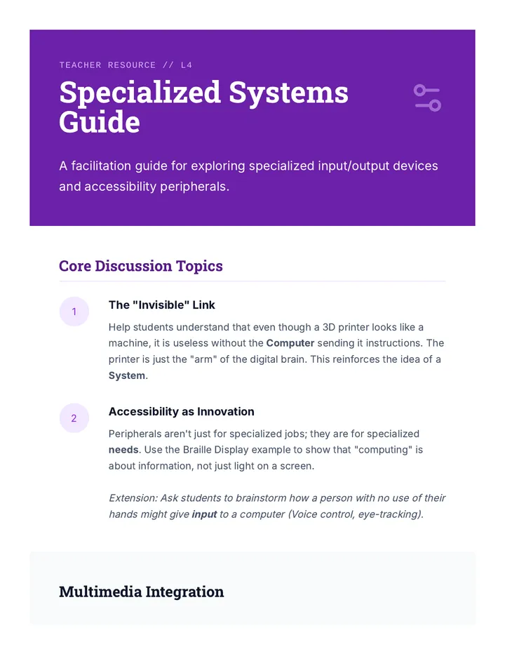 Specialized Systems Guide