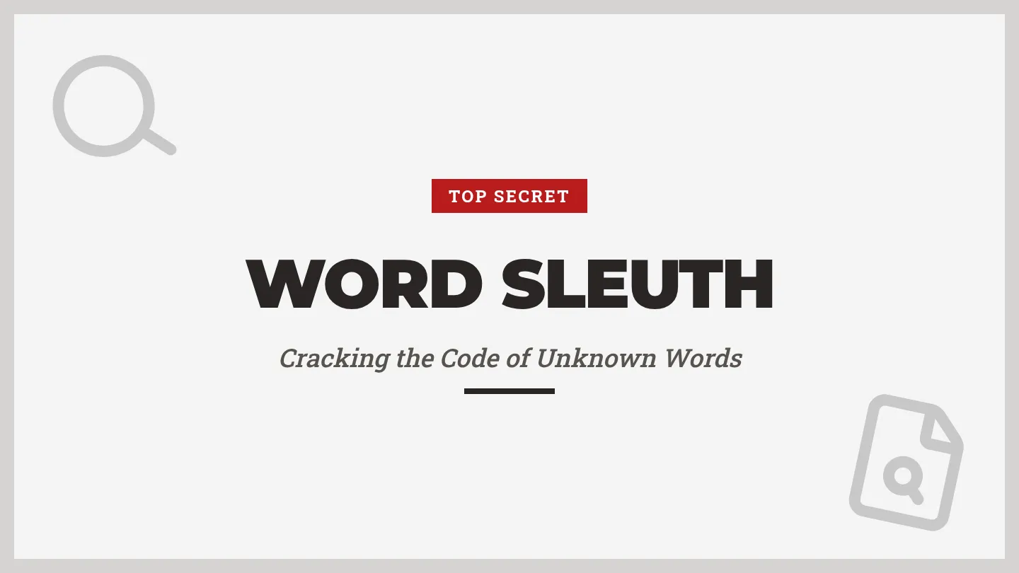 Sleuth Slides
