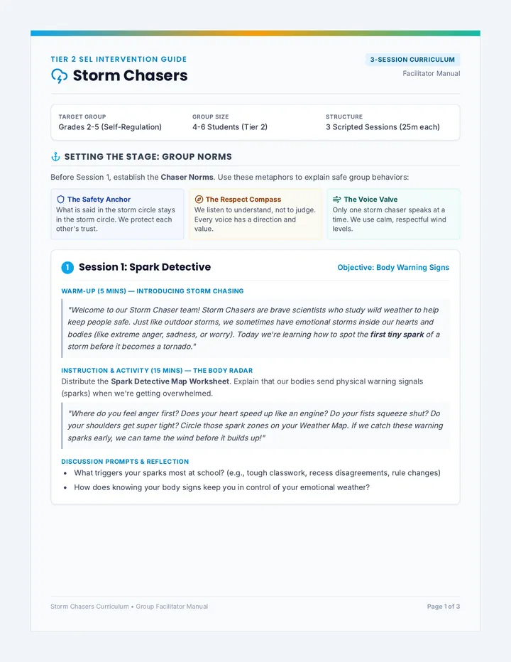 Storm Chasers Facilitator Guide