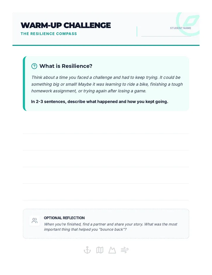What is Resilience? Warm-Up