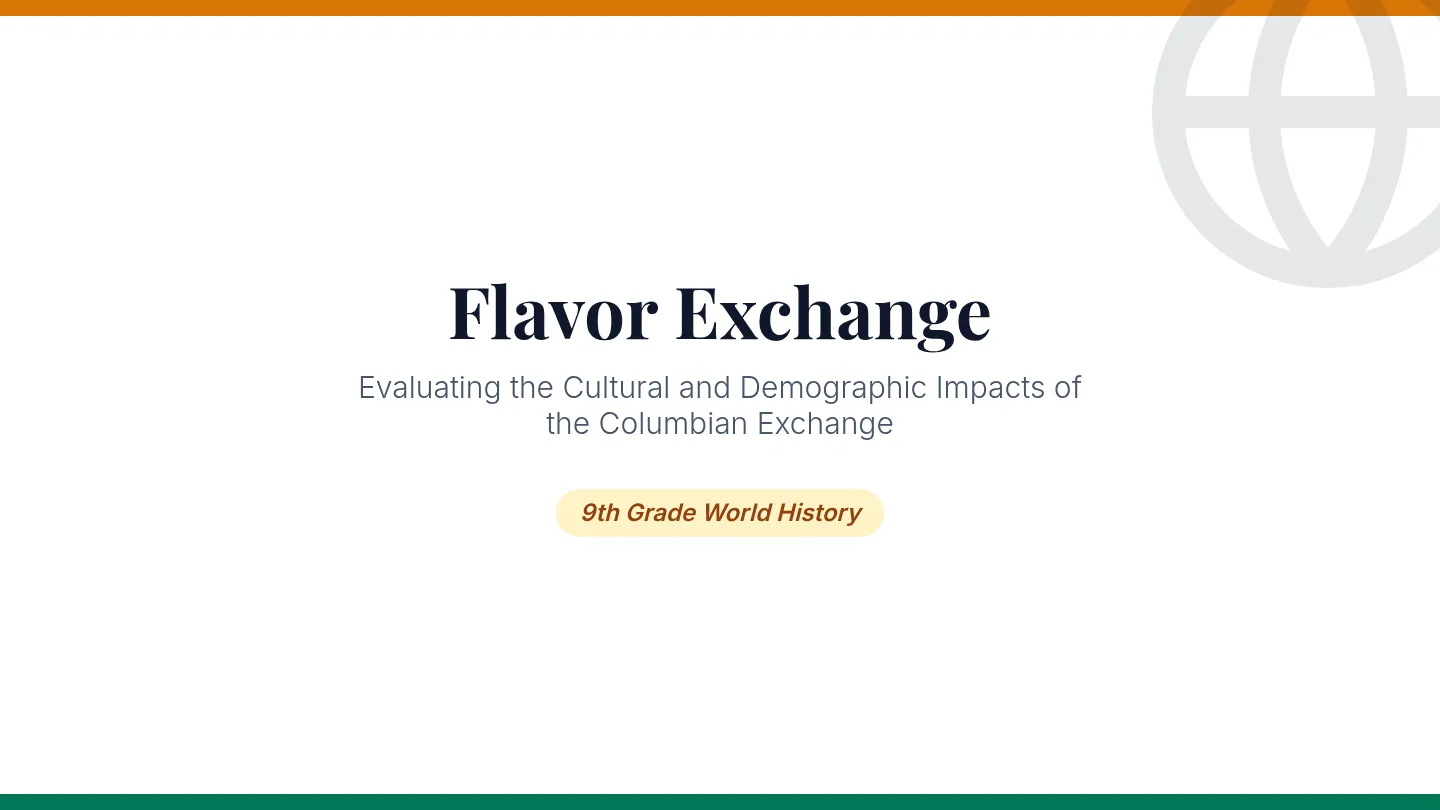 Flavor Exchange Slides