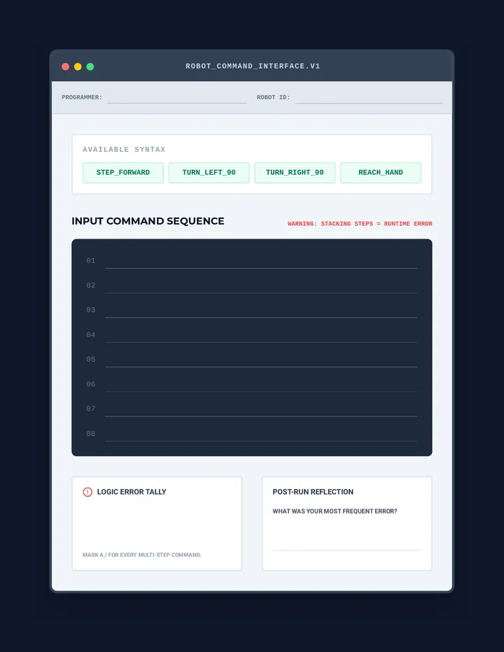 Robot Command Log