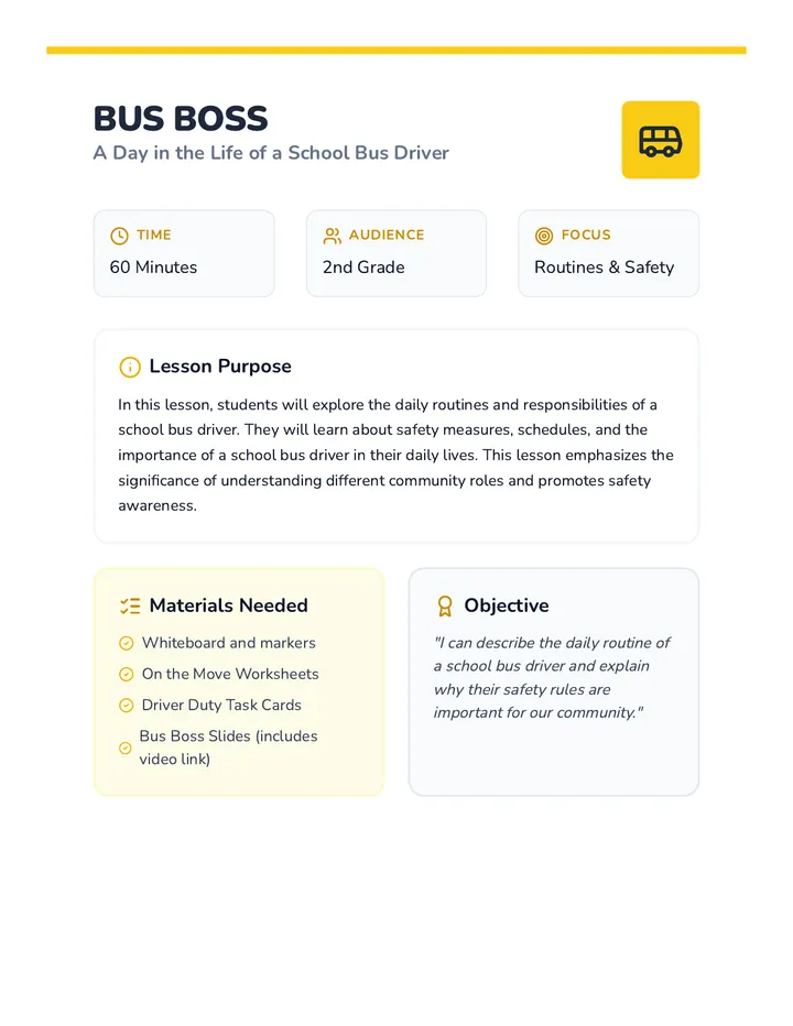 Bus Boss • Lesson • Lenny.com