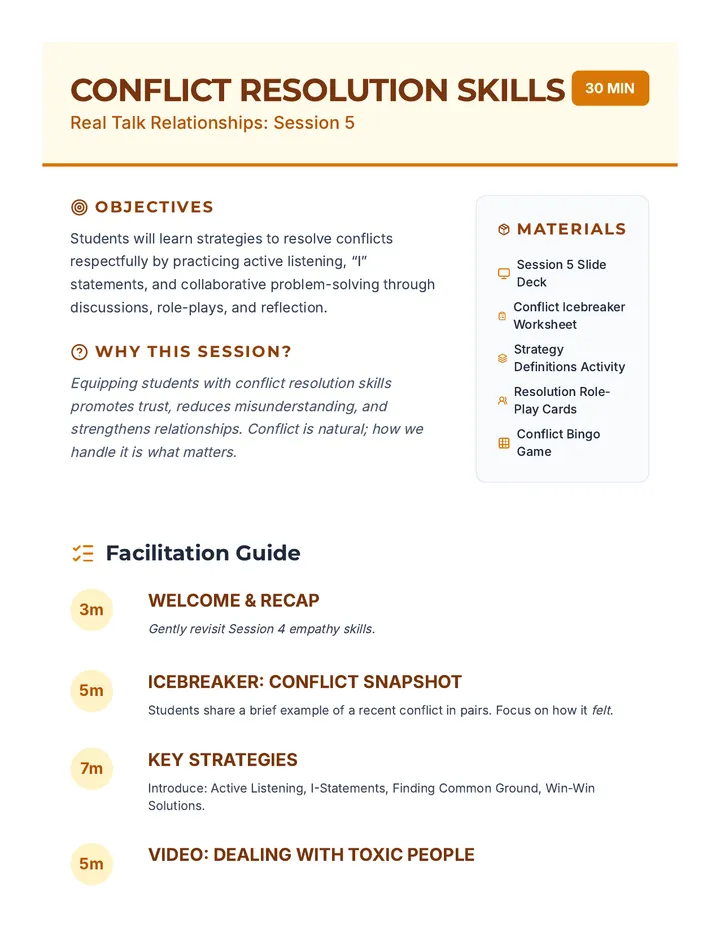 Session 5 Lesson Plan