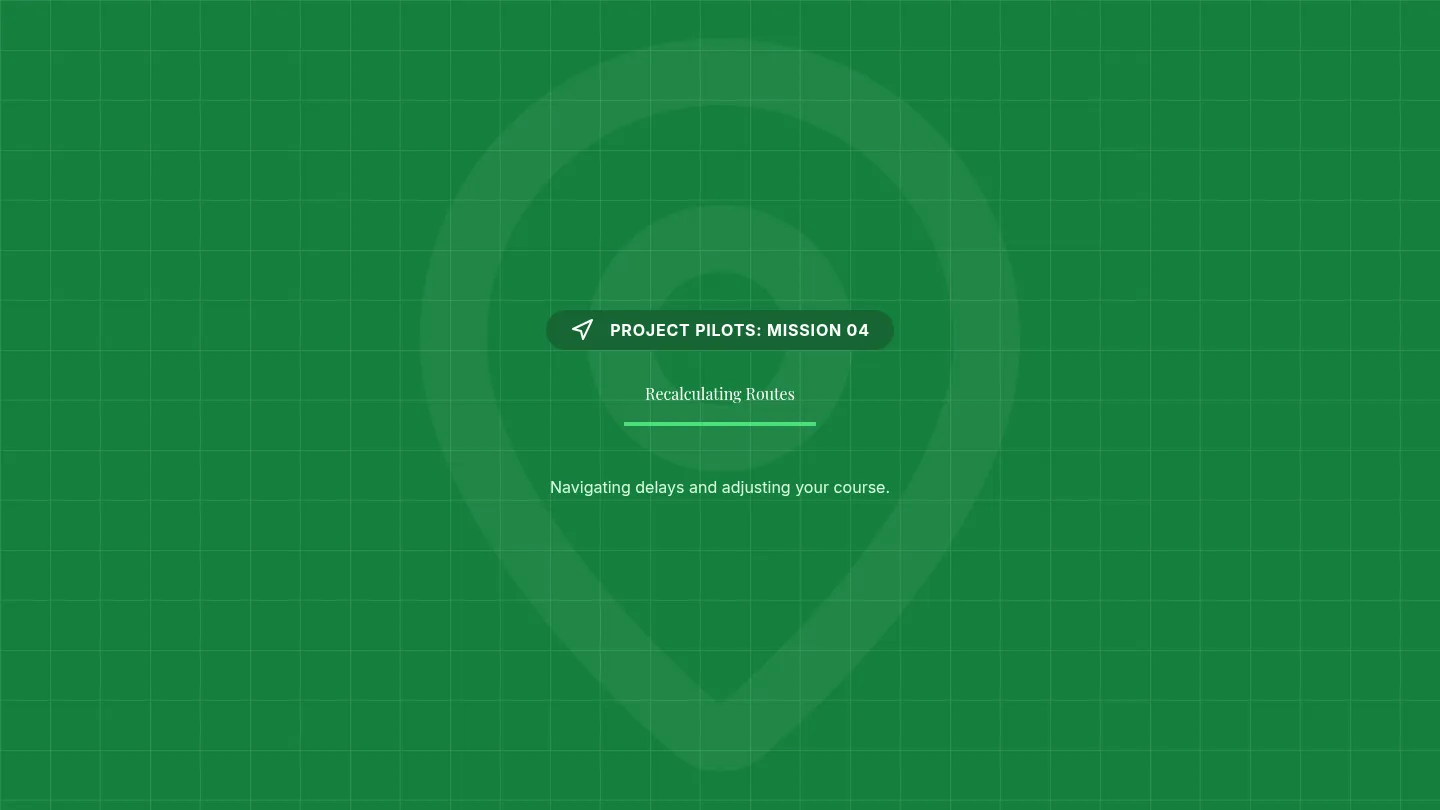 Recalculating Routes Slides