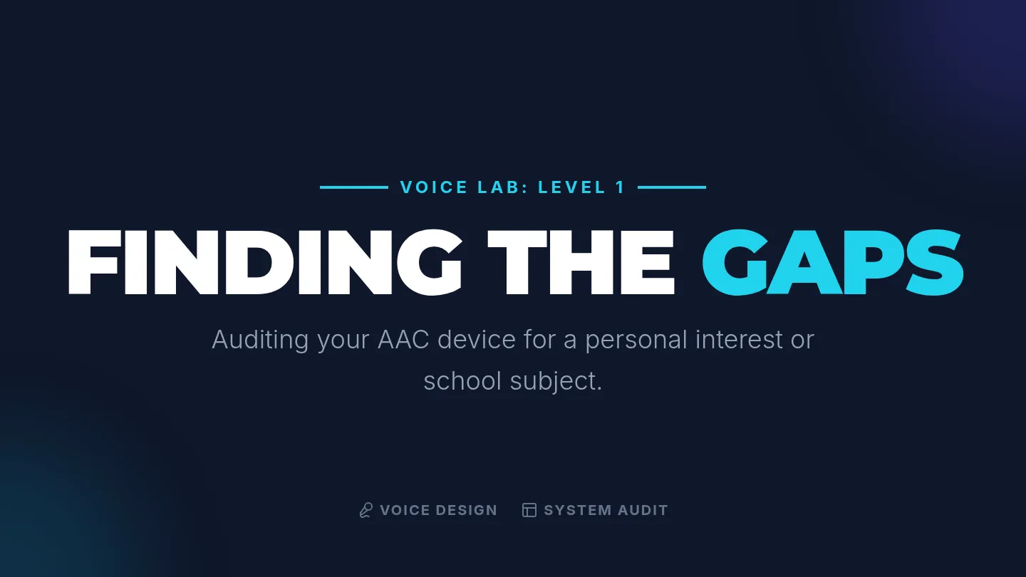 Finding the Gaps Slides