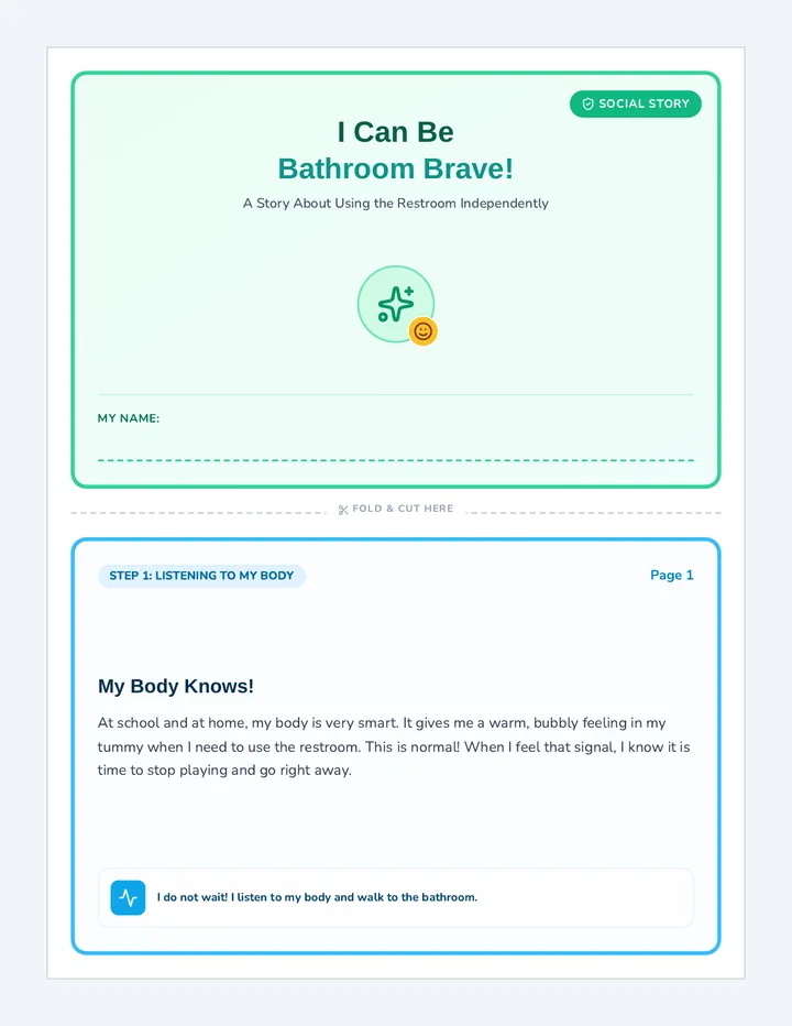 Bathroom Brave Storybook