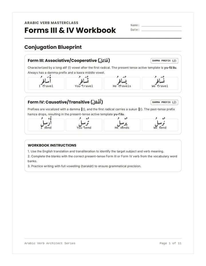 Forms III and IV Workbook