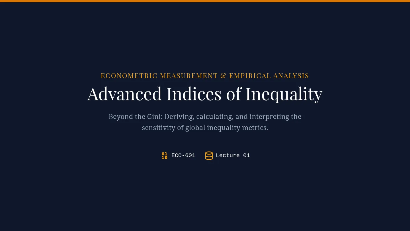 Advanced Indices Slides