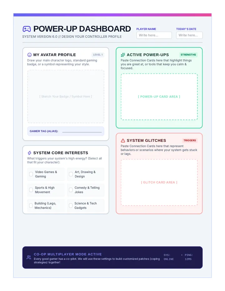Power Dashboard Worksheet