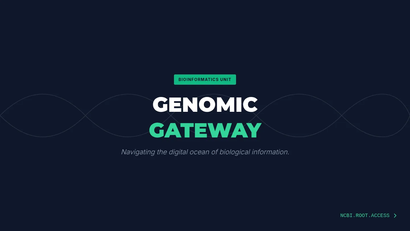 Genomic Gateway Slides
