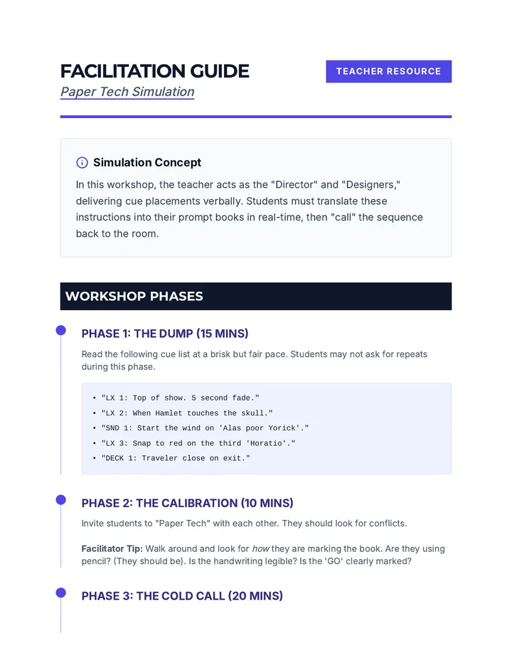 Paper Tech Facilitator Guide