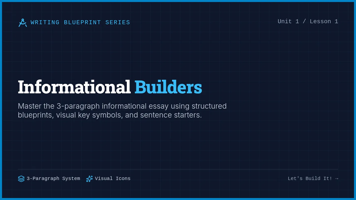 Informational Builders Slides