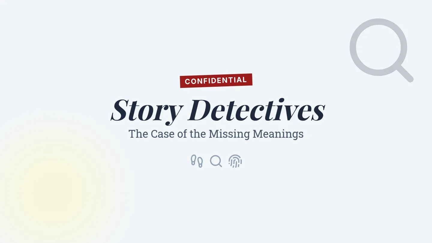 Detective Clue Slides