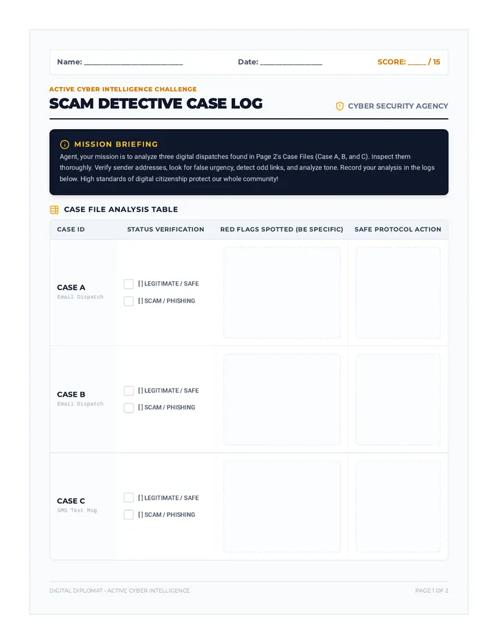 Scam Detective Case Files