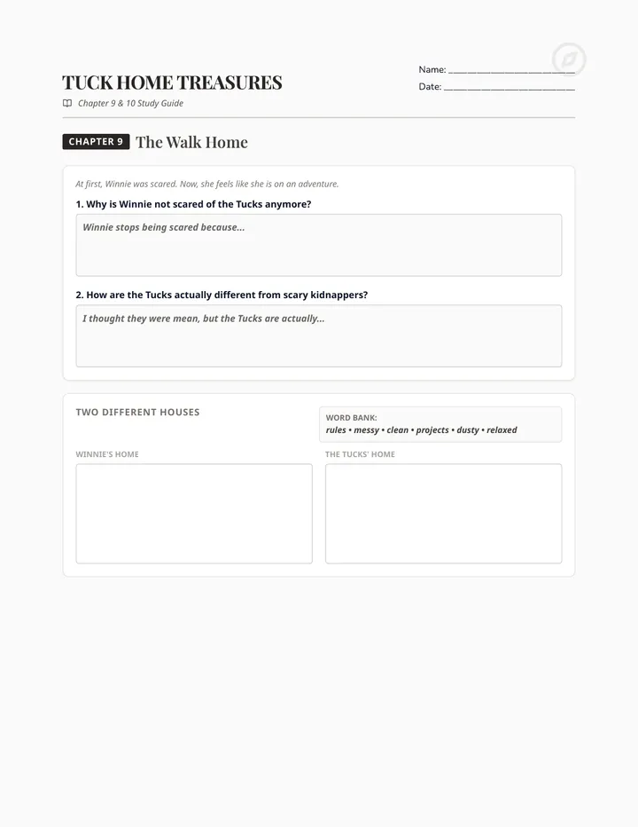 Tuck Home Simplified Study Guide