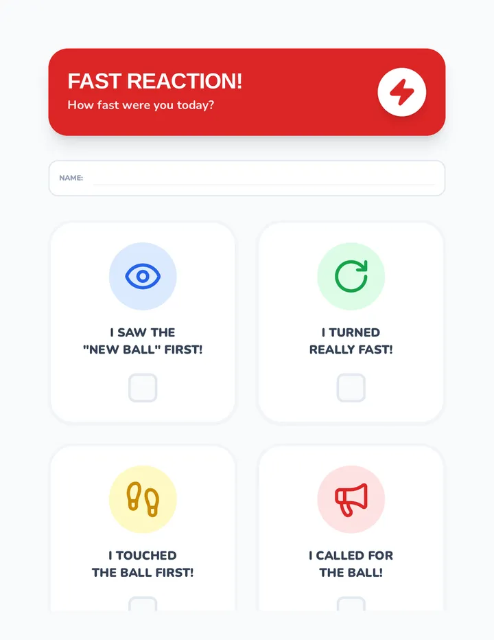 Quick Reaction Checklist