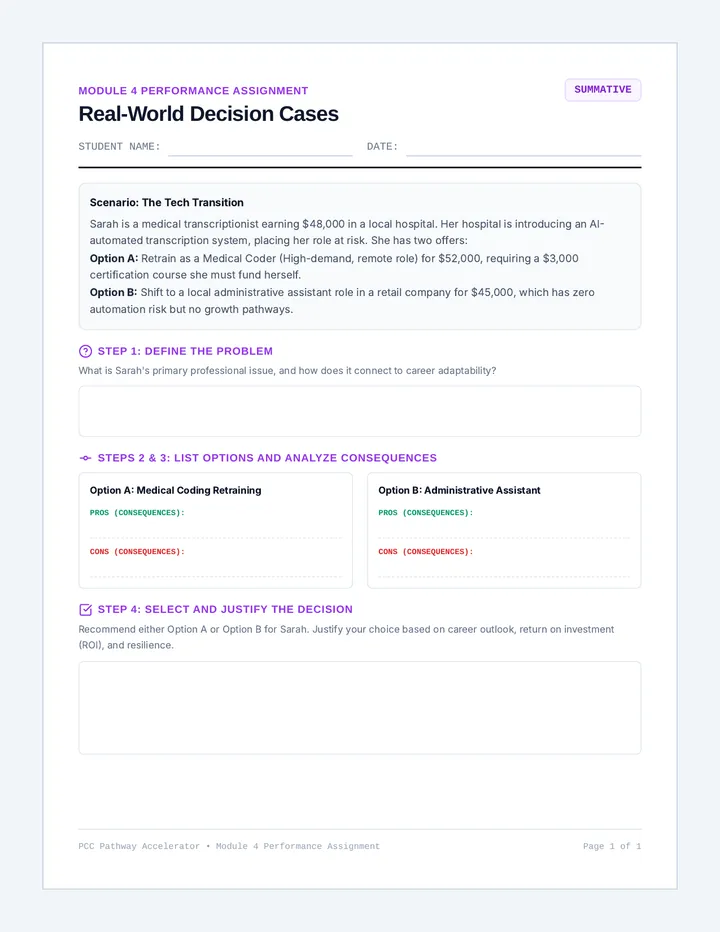 Real-World Case Study Activity